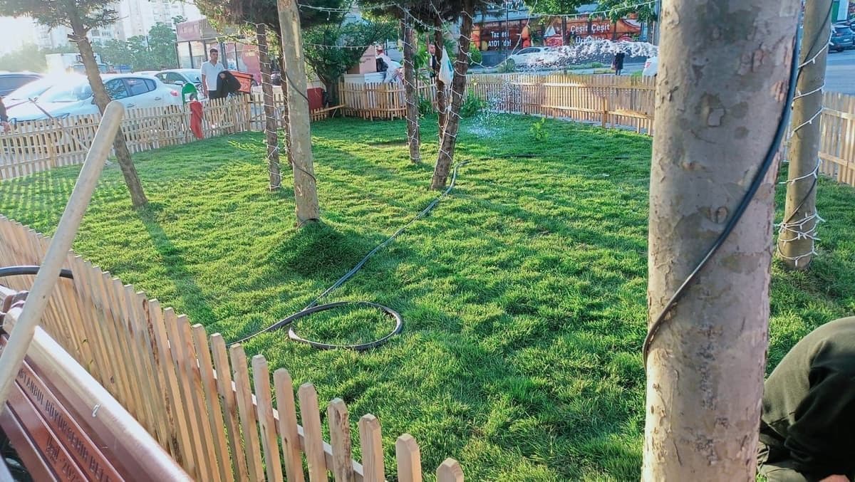 Bahçe Çim Uygulaması Profesyonel bahçe çim serimi İstanbul