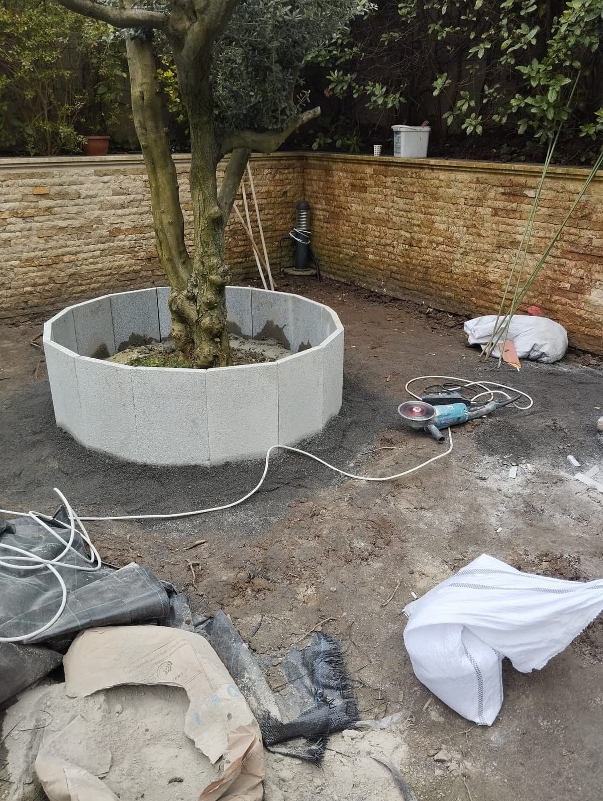 Ağaç Dibi Bordür Ağaç dibi bordür peyzaj uygulaması